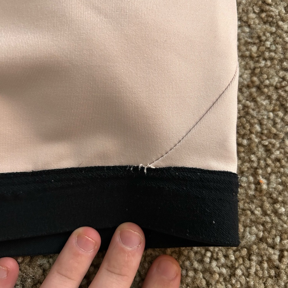 Nike Women's Blush and Black Sports Bra - Picture 6 of 6